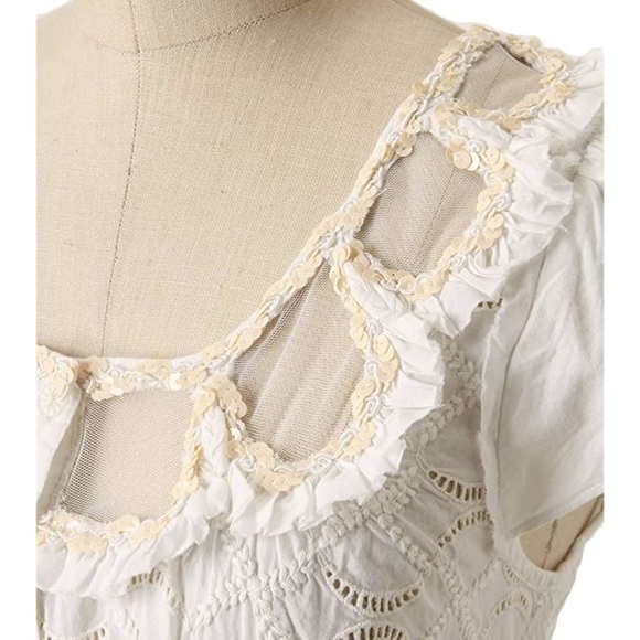 Anthropologie Floreat Trellis blouse - Picture 4 of 11